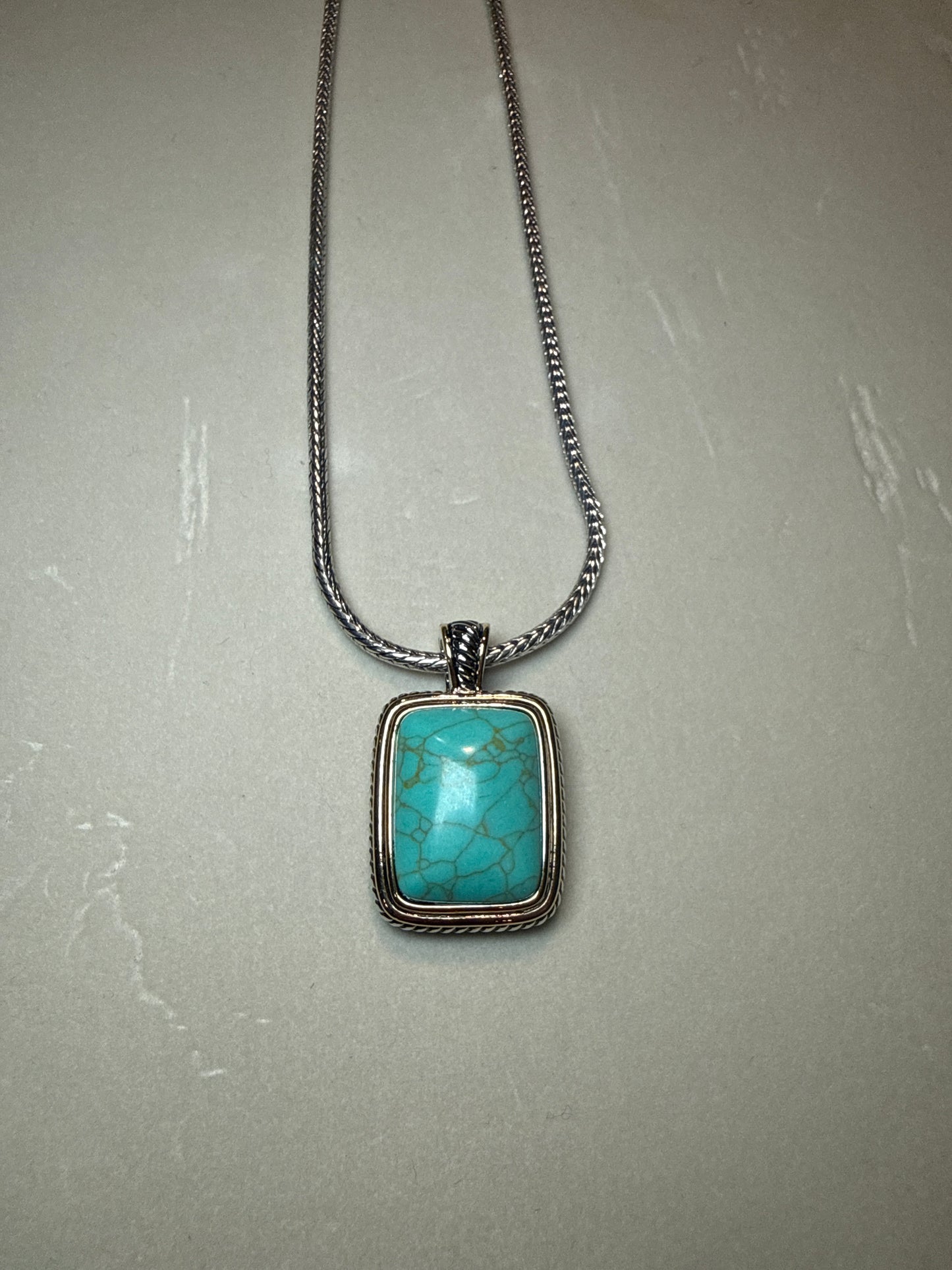 Two-Tone Turquoise Necklace