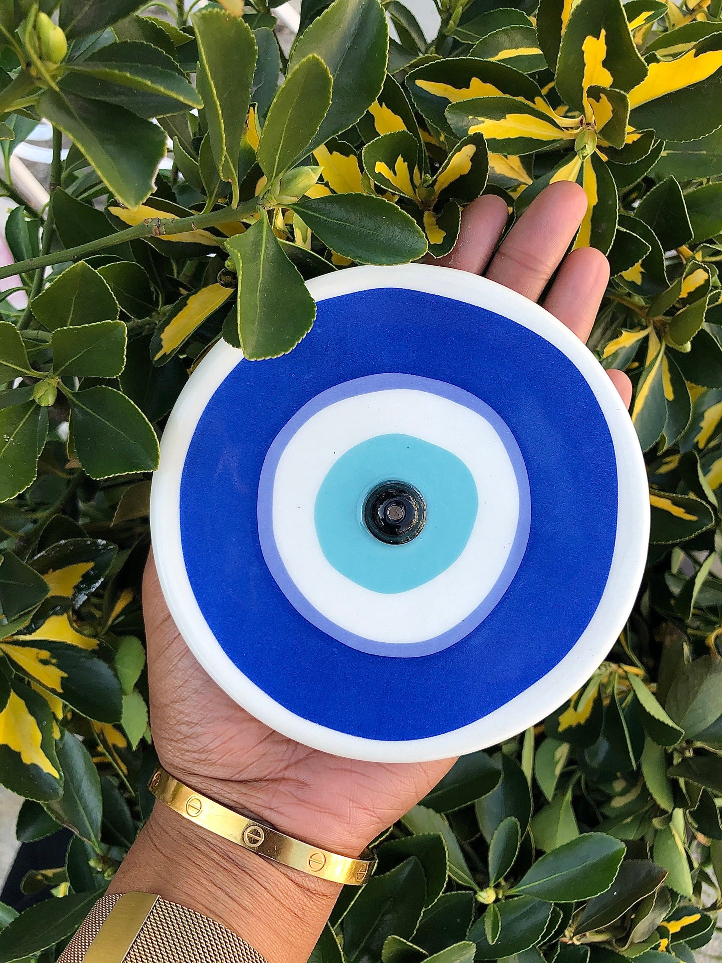 Evil Eye Incense and Gemstone holder