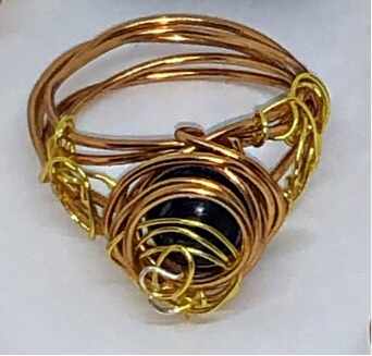 Black and Proud Onyx Ring