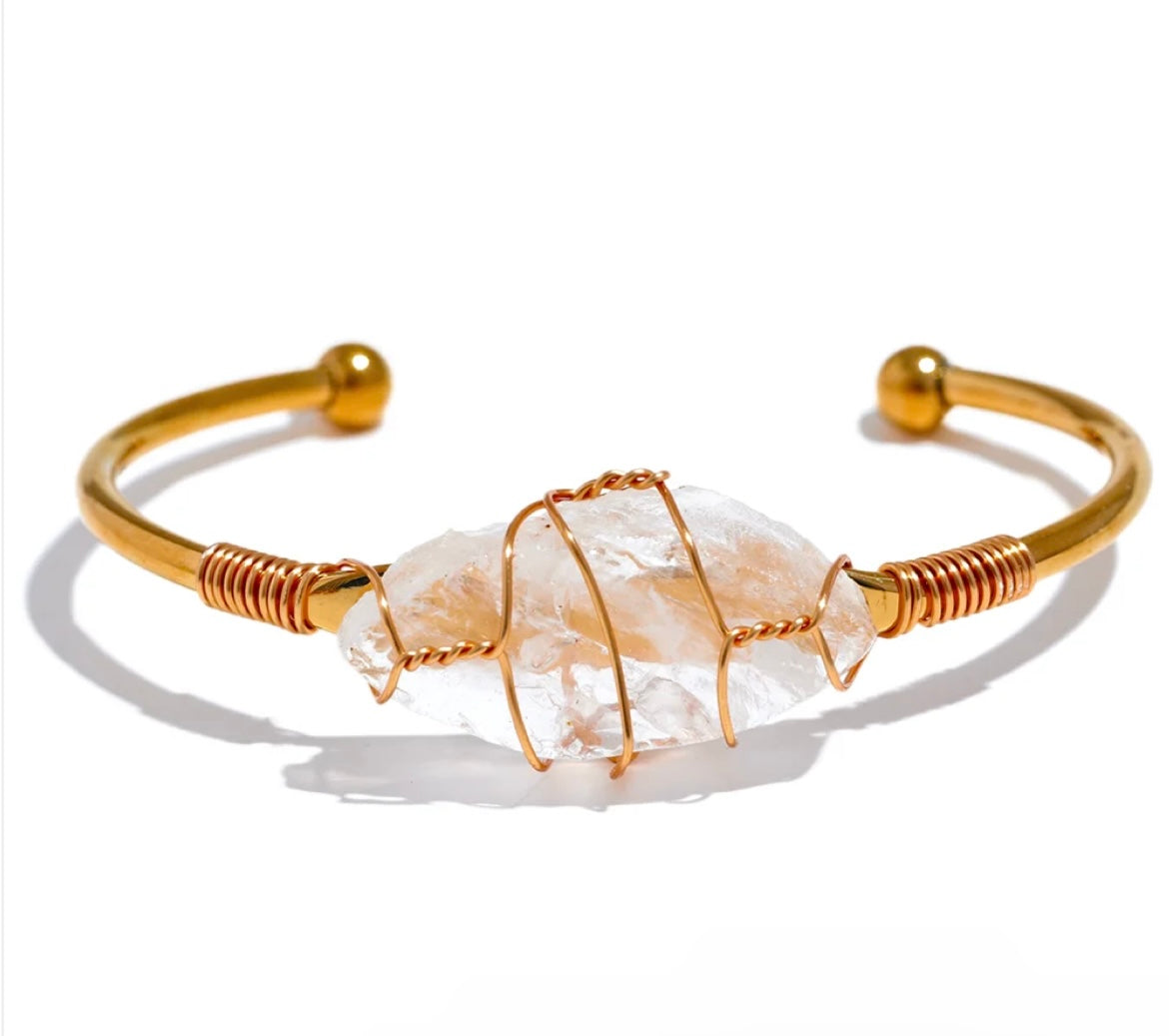Wired Crystal Bangles