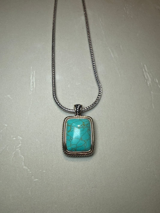 Two-Tone Turquoise Necklace