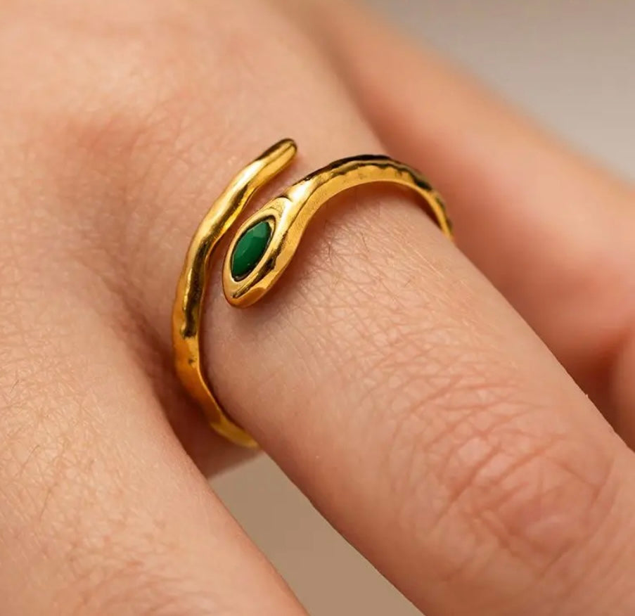 Snake Stone Ring