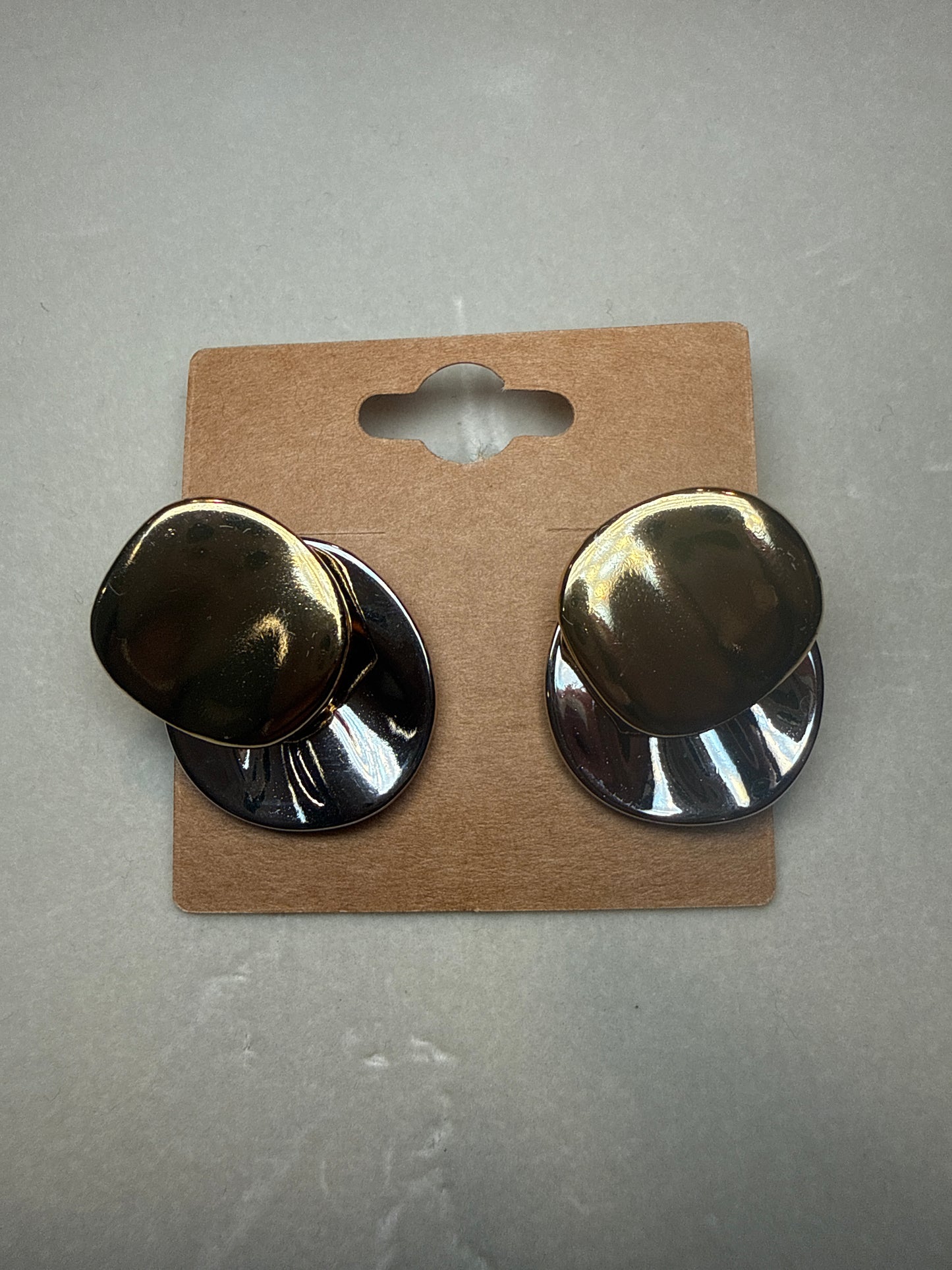 Two-Tone Coral Earrings