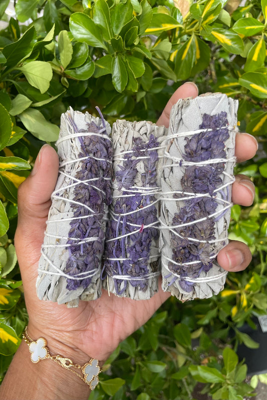 Lavender and White Sage Smudge Stick