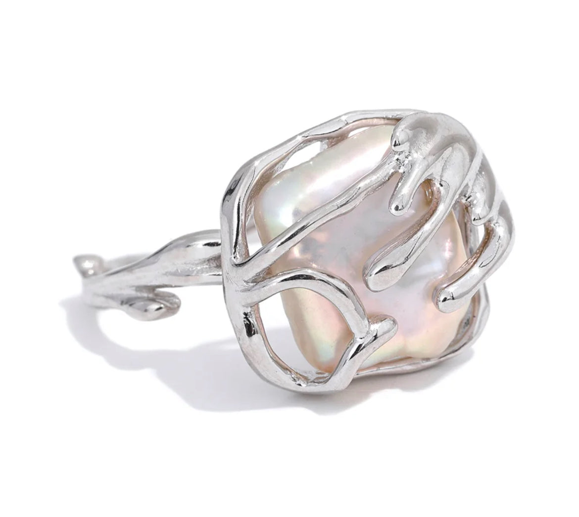 Ocean Sound Pearl Ring