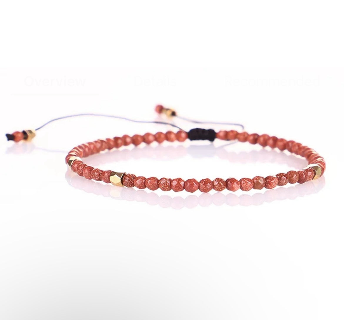 Positive Intentions Draw String Bracelet