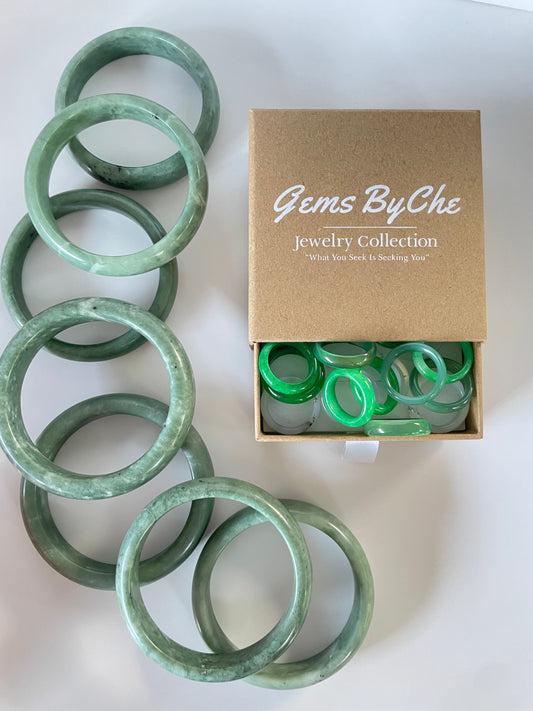 Natural Indian Jade Bangle