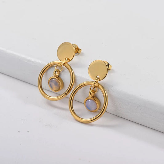 Makaveli Moonstone Earring