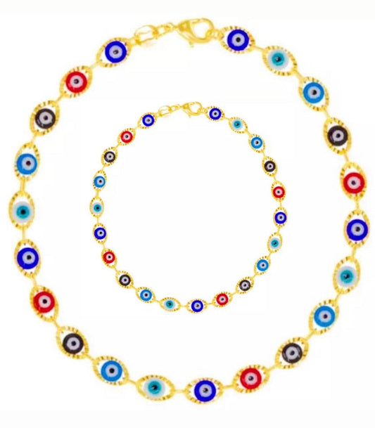 Multi Color Evil Eye Set
