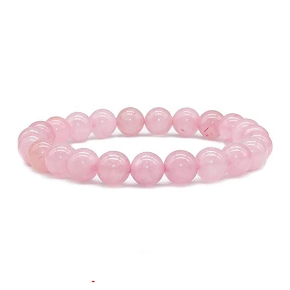 Rose Quartz Beaded Bracelet