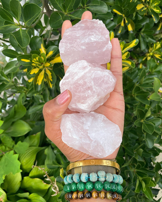 Rose Quartz Chuck Incense Holder