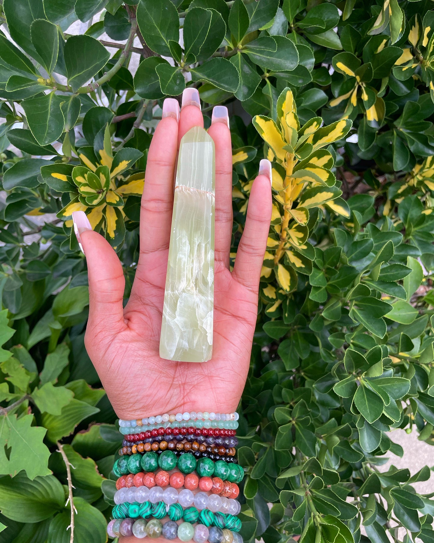 Green Onyx Wand