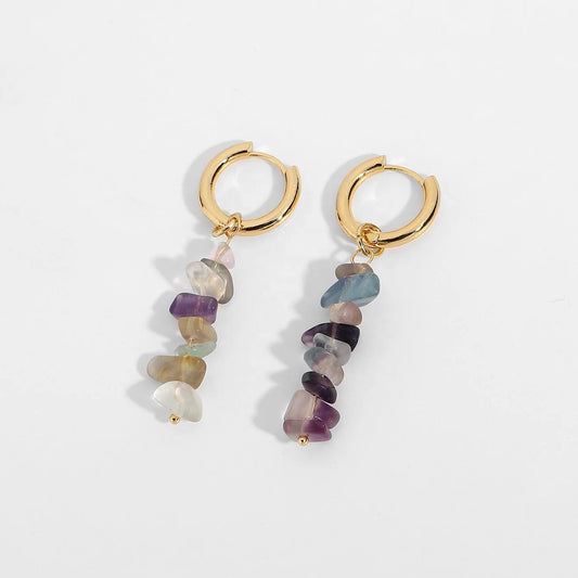 Fluorite Drip Earrings