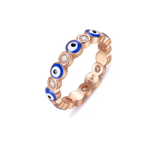 I Wish a Bish Would Evil Eye Ring