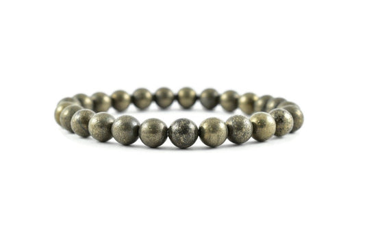 Pyrite Beaded Bracelet